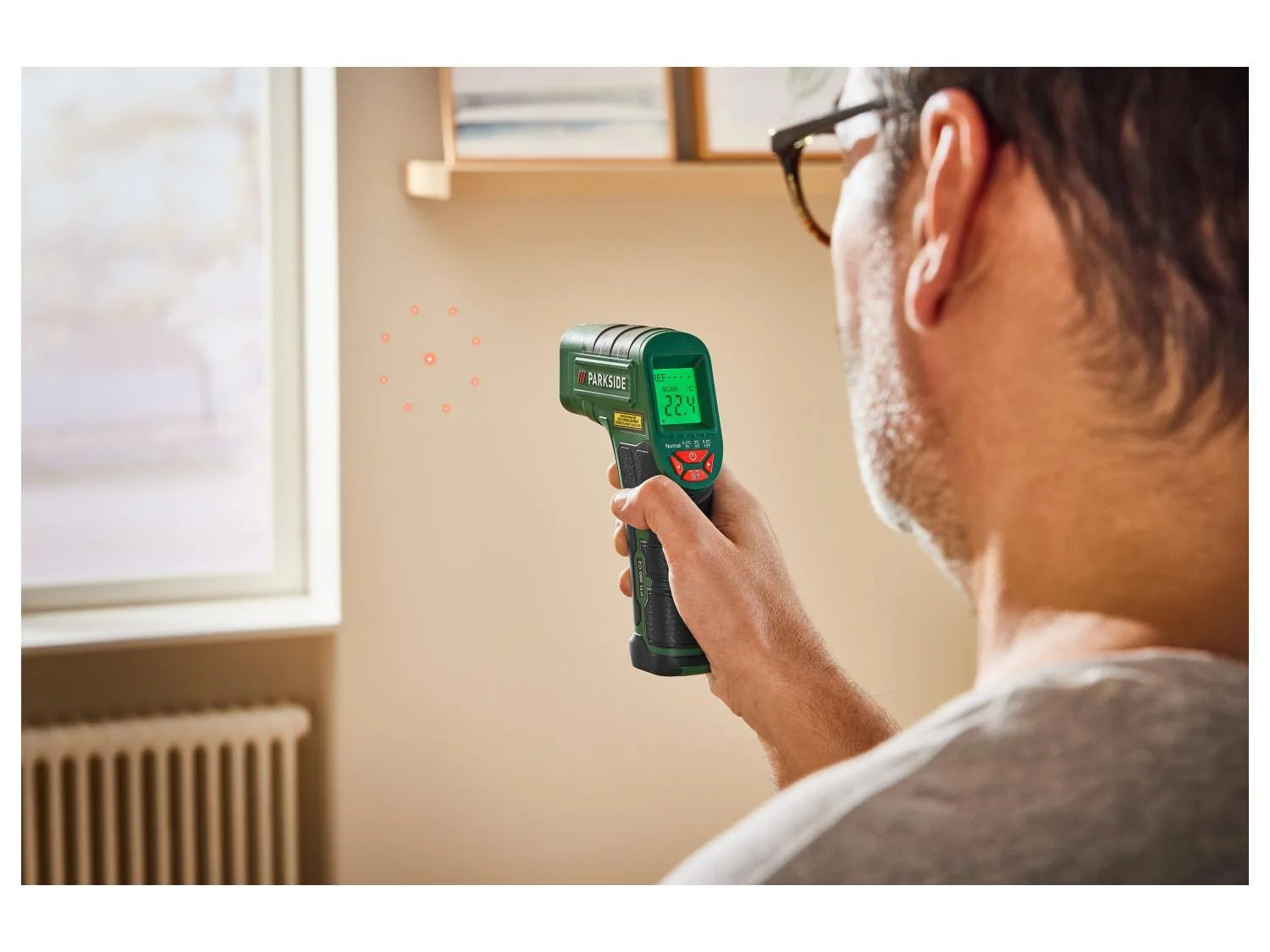 PARKSIDE® PTI 380 C2 Infravörös hõmérõ színes kijelzõvel és jelzõhanggal