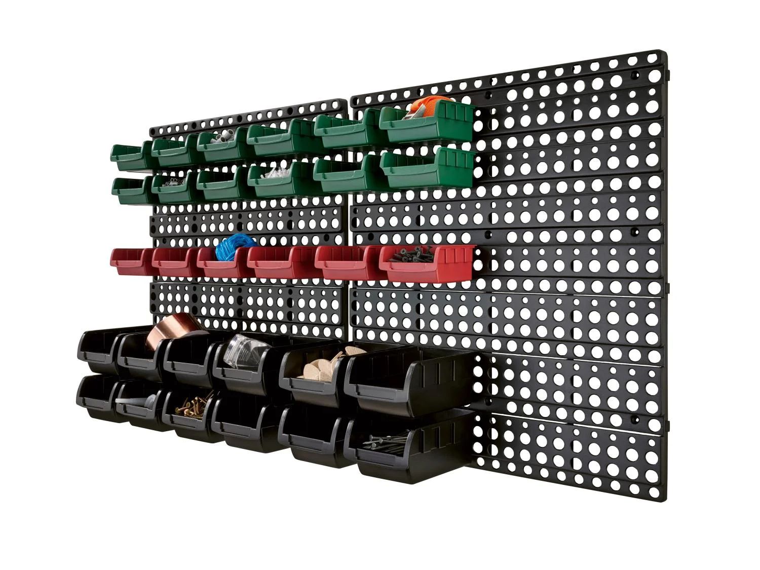 PARKSIDE® Falra szerelhetõ szervezõ és tároló készlet - 32db-os