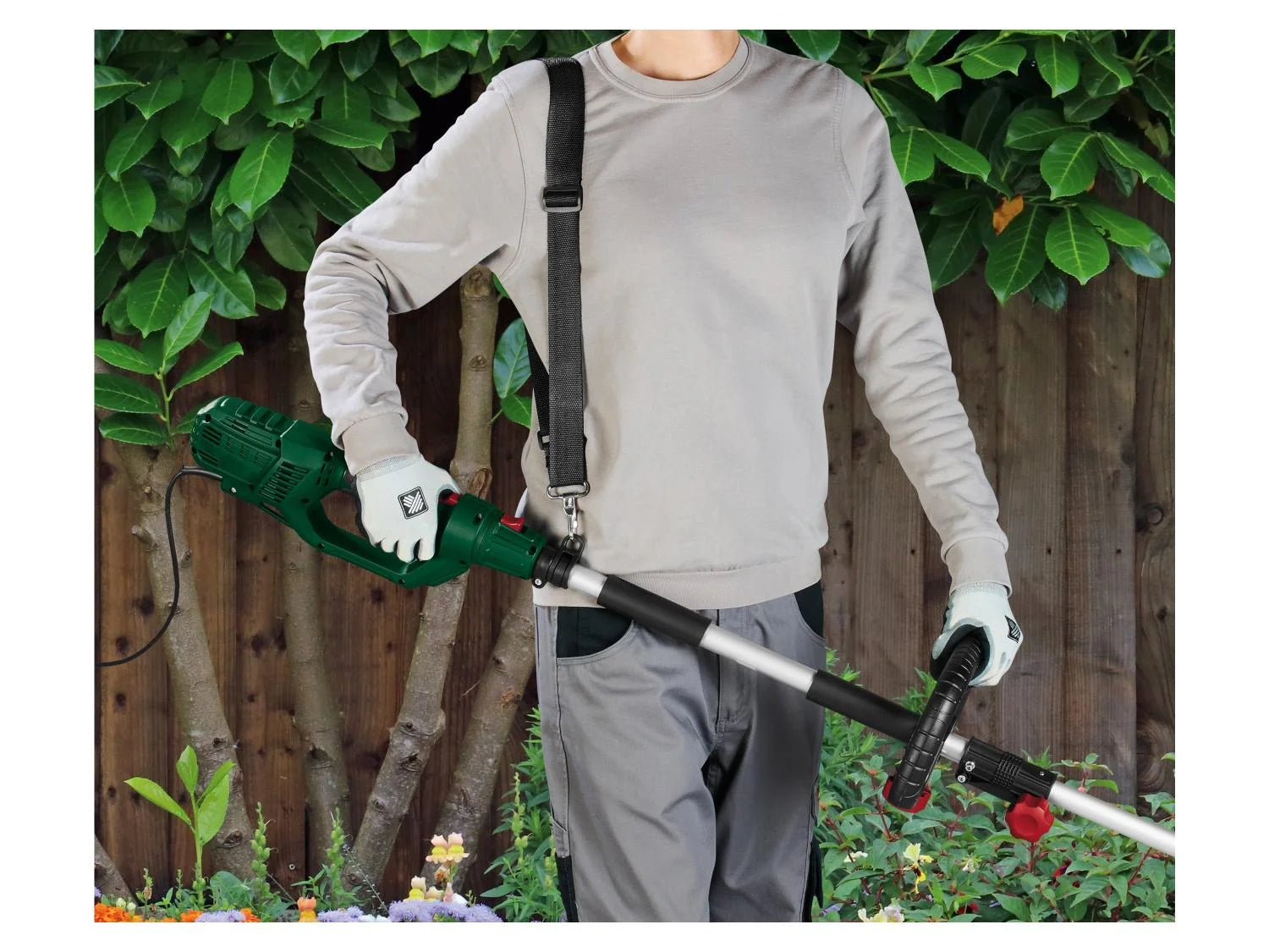 PARKSIDE® PEKG 2 A1 2-in-1 Elektromos sövényvágó és ágvágó - hosszú nyelű változat