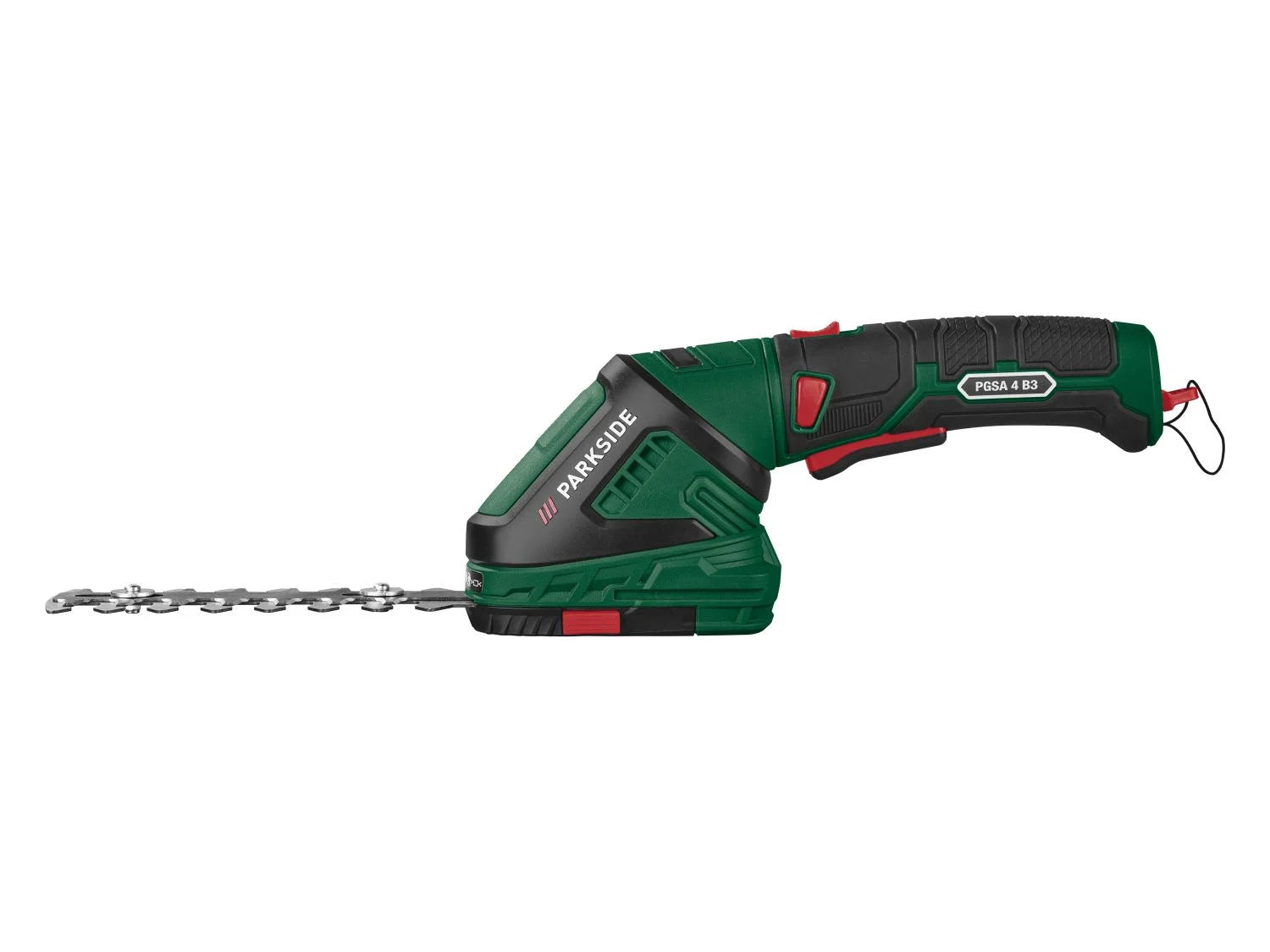 PARKSIDE® PGSA 4 B3 4V 2 az 1-ben akkumulátoros fû- és bokornyíró olló  – 180°-ban forgatható puha markolattal