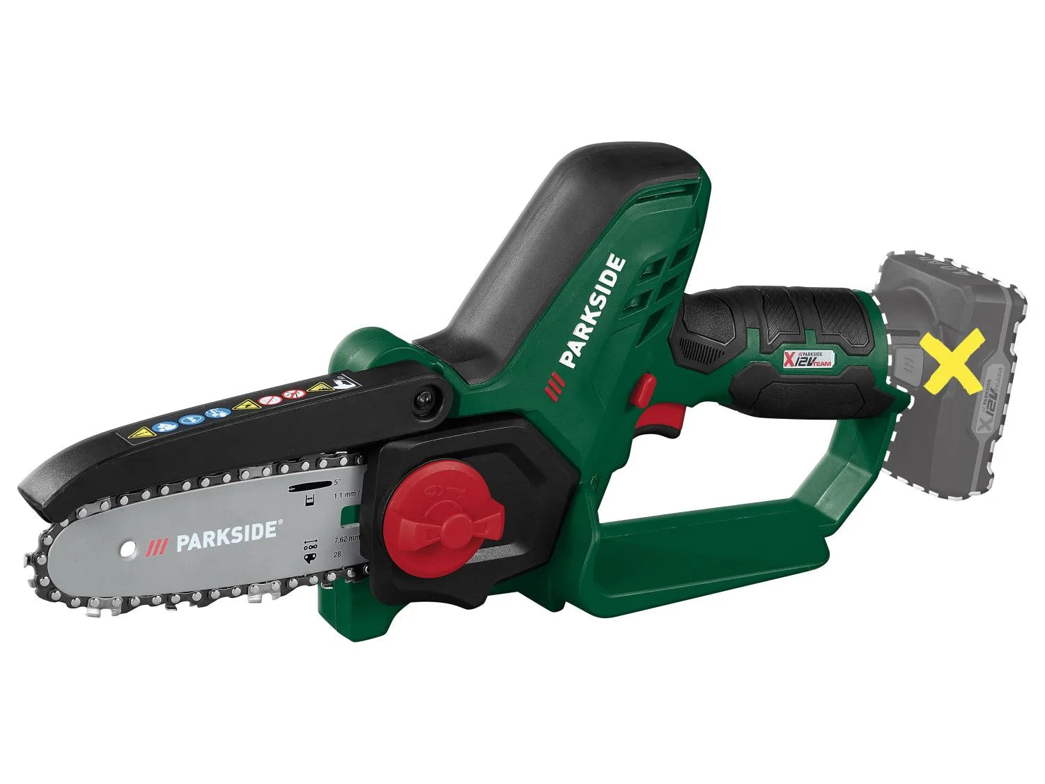 PARKSIDE® PGHSA 12 C3 Akkumulátoros láncfűrész, bokor és cserjevágó fűrész - (Akkumulátor és töltõ nélkül)