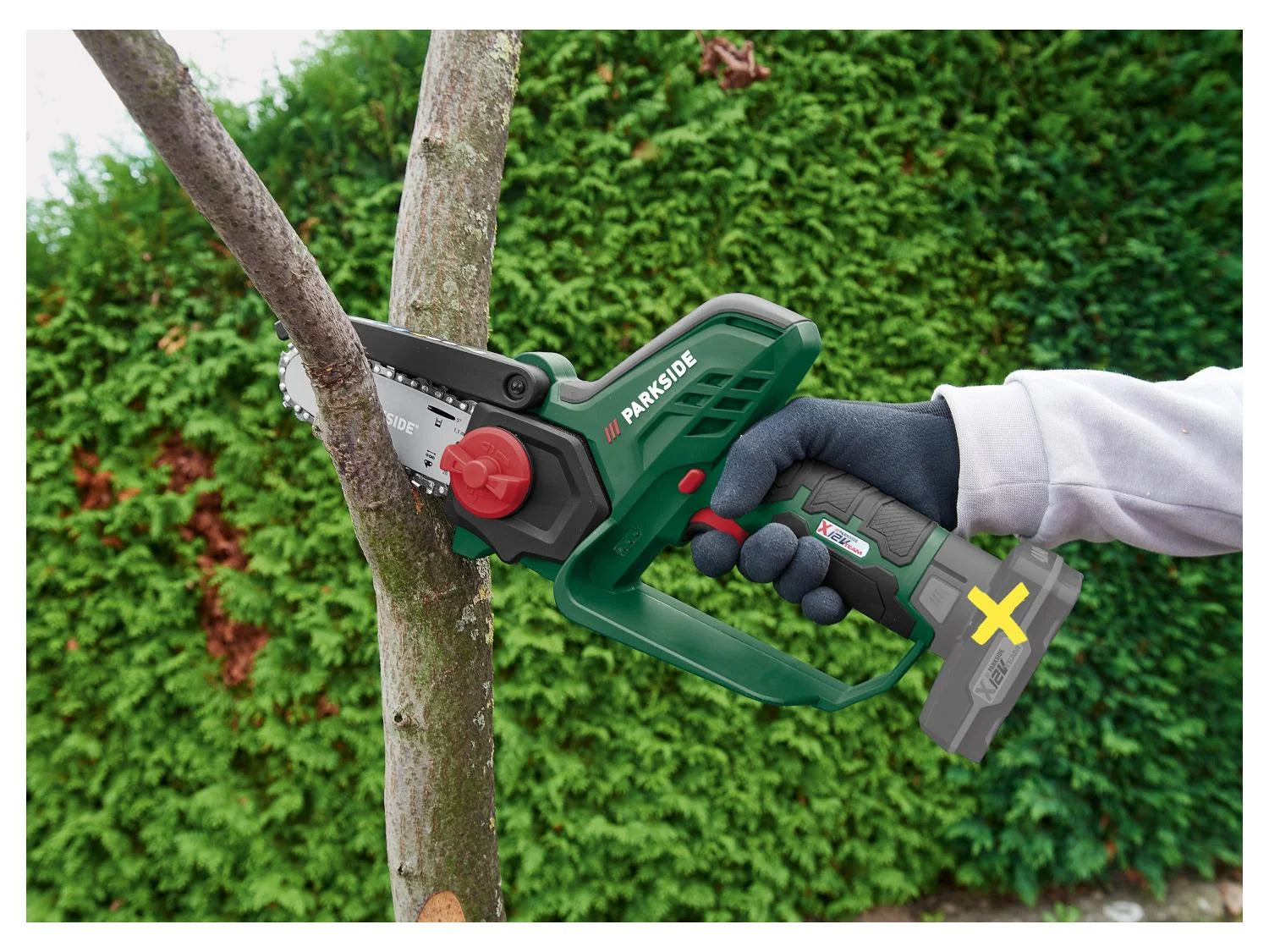 PARKSIDE® PGHSA 12 C3 Akkumulátoros láncfűrész, bokor és cserjevágó fűrész - (Akkumulátor és töltõ nélkül)