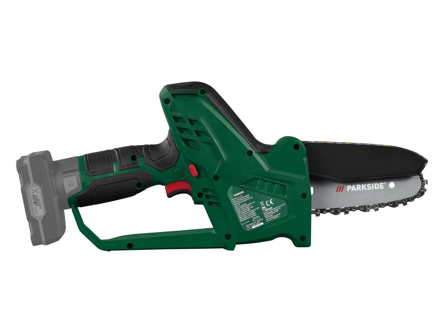 PARKSIDE® PGHSA 12 C3 Akkumulátoros láncfűrész, bokor és cserjevágó fűrész - (Akkumulátor és töltõ nélkül)