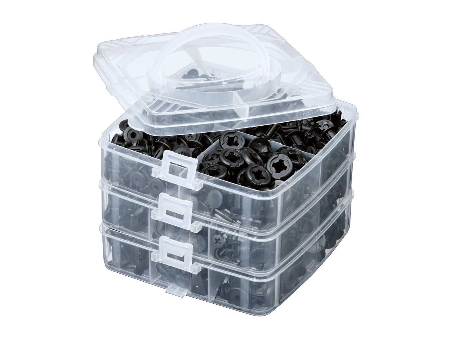 PARKSIDE® 630 darabos autós rögzítõkapocs és kábelkötegelõ készlet