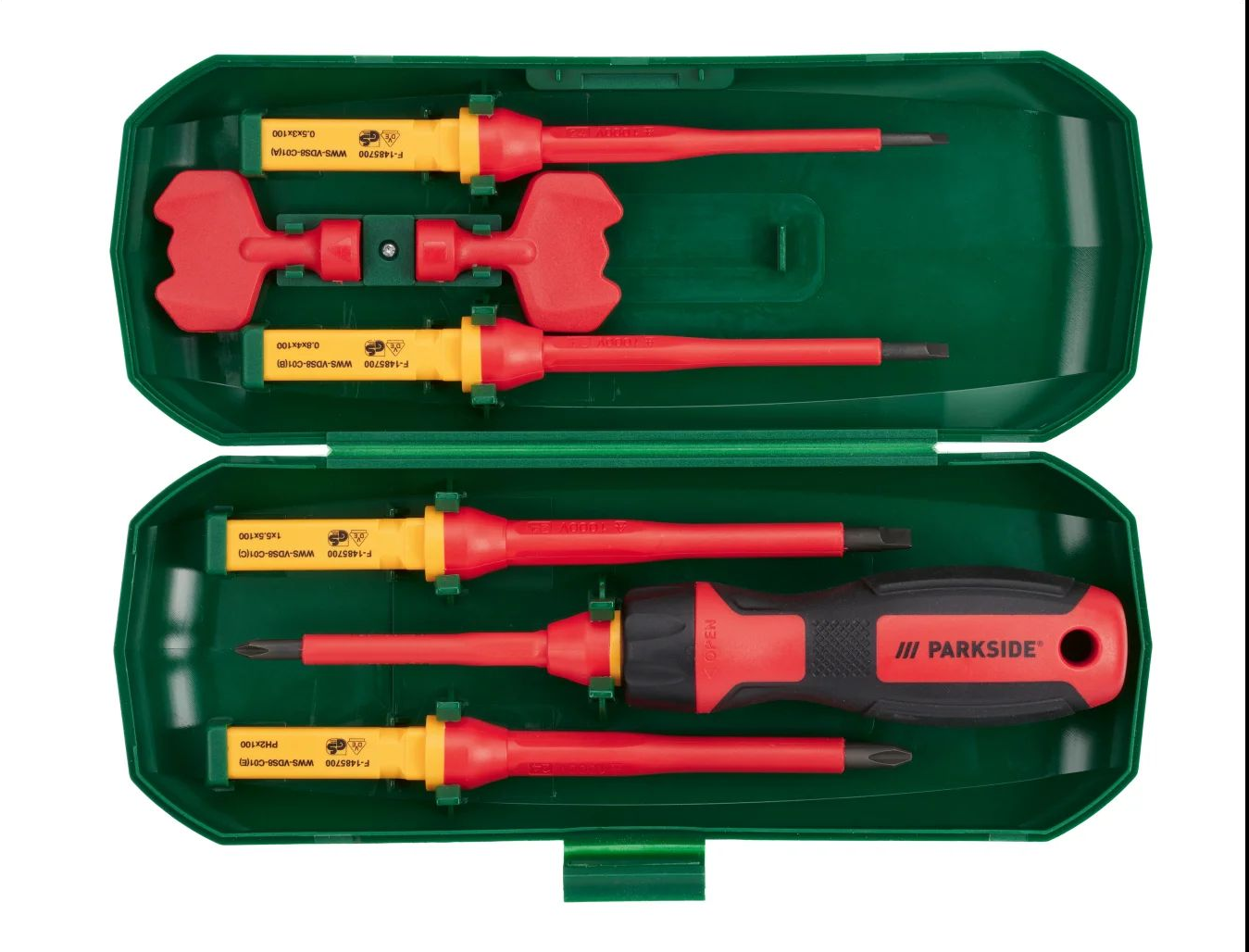 PARKSIDE® 8 részes szigetelt szerszámkészlet, 1000 V-ig