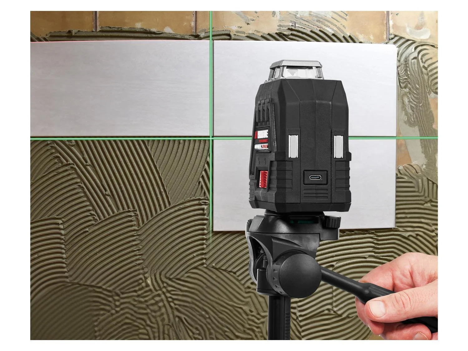 PARKSIDE PERFORMANCE® PKLLP 360 B3 4 V Akkumulátoros Keresztvonalas Lézer, 360°-os vetítéssel