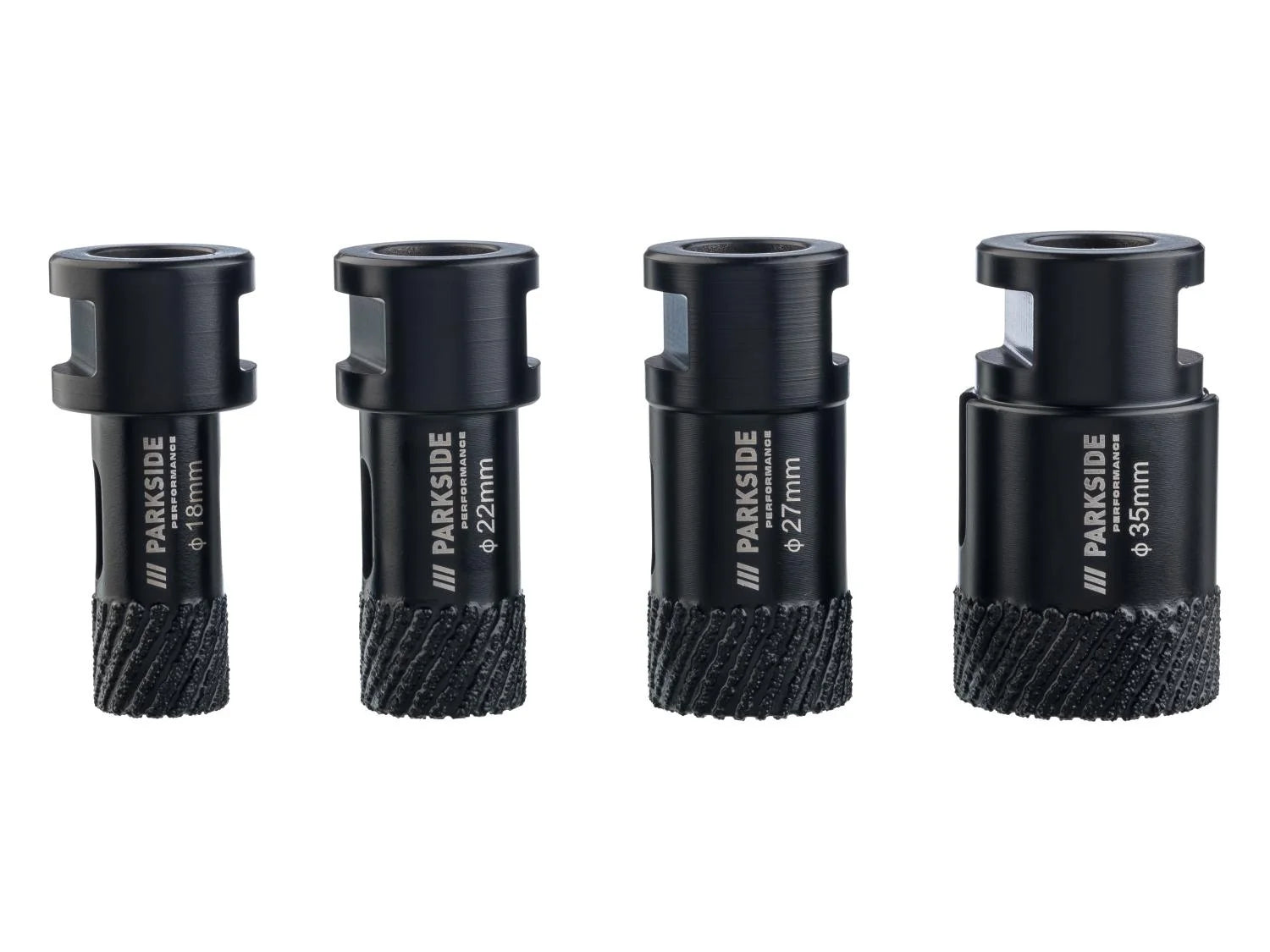 PARKSIDE PERFORMANCE® gyémánt koronafúró készlet, M14, 18–35 mm, 4 részes