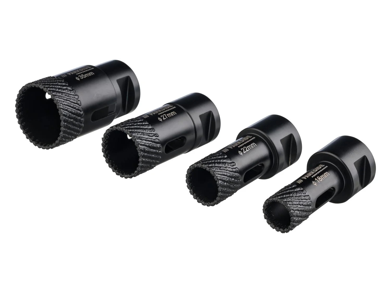 PARKSIDE PERFORMANCE® gyémánt koronafúró készlet, M14, 18–35 mm, 4 részes
