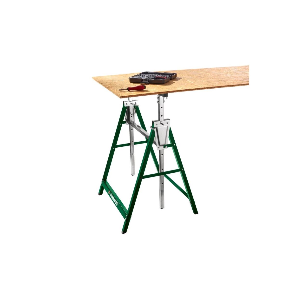 PARKSIDE® Állítható magasságú összecsukható munkabak, 80–130 cm, 200 kg