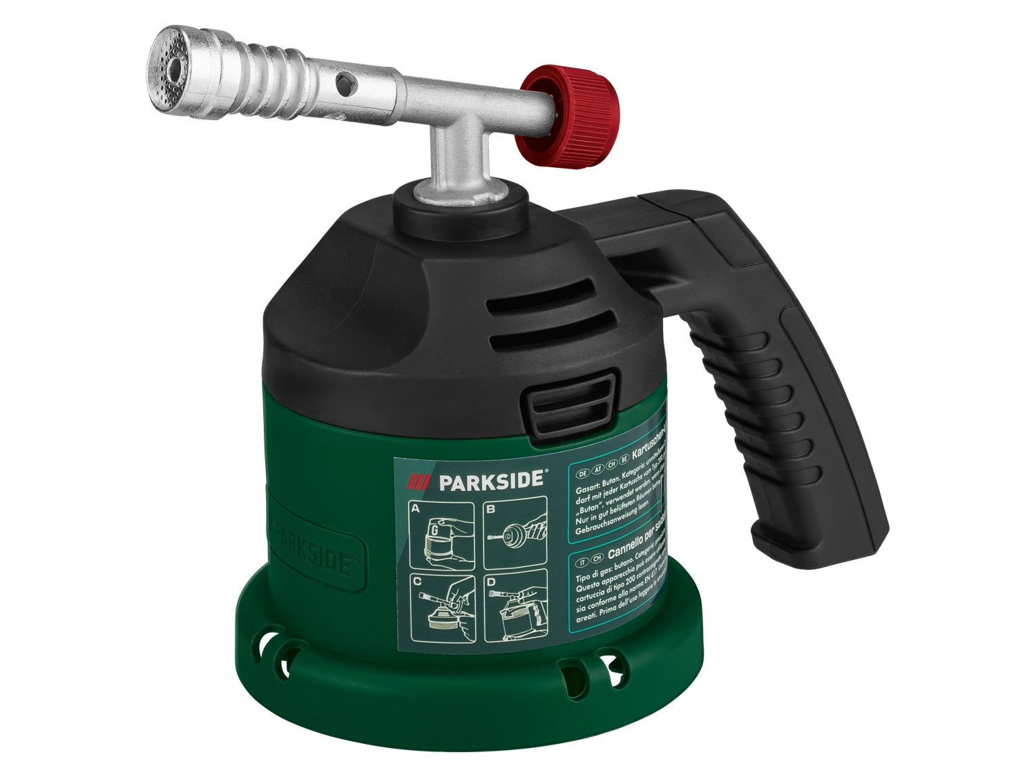 PARKSIDE® Forrasztólámpa készlet, 2,2 kW, 190 g-os bután gázpatronnal