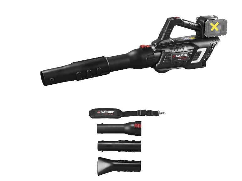 PARKSIDE PERFORMANCE® PPATLB 40 A1 Akkus turbinás lombfúvó, 40 V, 250 km/h, Brushless – akkumulátor nélkül