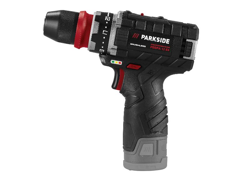PARKSIDE PERFORMANCE® PBSPA 12 E4 Akkus fúró-csavarozó, 12 V, 35 Nm – akkumulátor nélkül