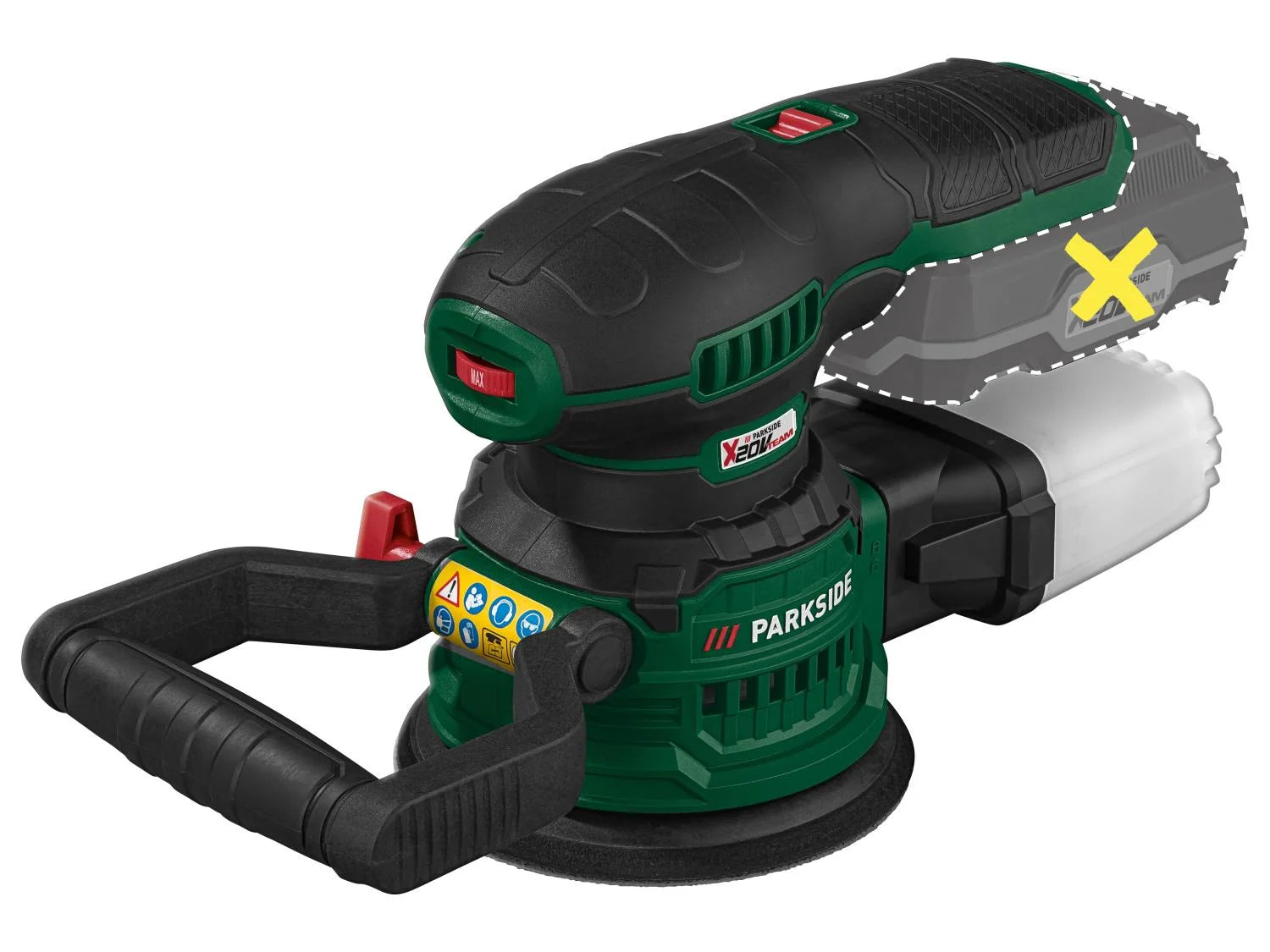 PARKSIDE® PAEXS 20-Li B2 Excenteres csiszoló - (Akkumulátor és töltő nélkül)