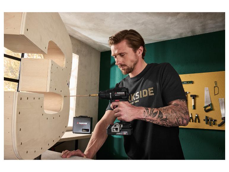 PARKSIDE PERFORMANCE® PPABSS 20-Li A1 akkus fúró-csavarozó Signature Edition, 20 V, 2 Ah, 60 Nm – Arnold Schwarzenegger limitált kiadás