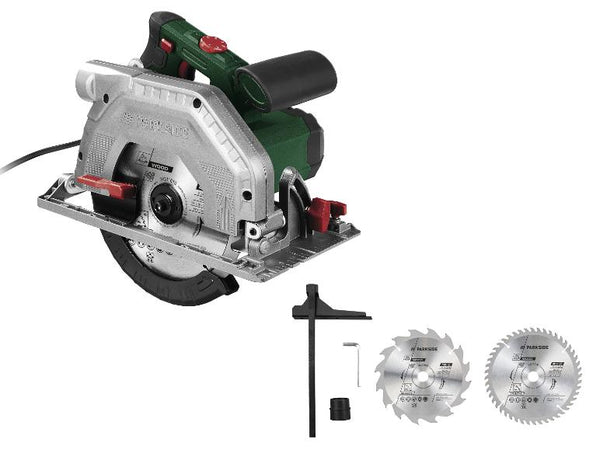 PARKSIDE® PHKS 1350 E4 Kézi körfűrész, 1350 W, Ø190 mm, 2 fűrészlappal