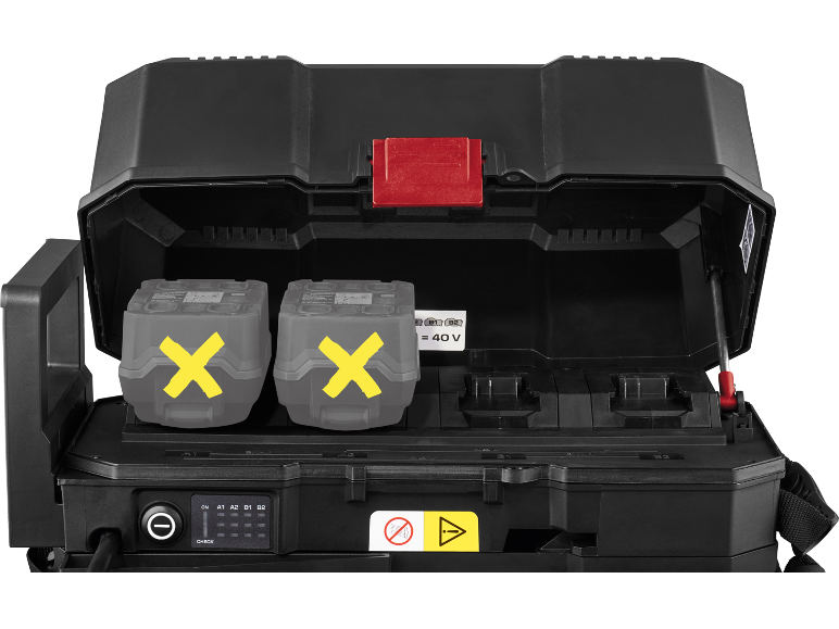 PARKSIDE PERFORMANCE® PPRA 20 B1 akkumulátoros hátizsák, 20/40 V – akkumulátor nélkül