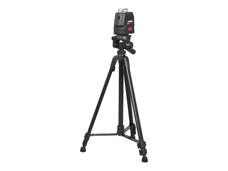 PARKSIDE PERFORMANCE® PKLLP 360 B3 Akkus 360° keresztvonalas lézer, zöld, 20 m, állvánnyal