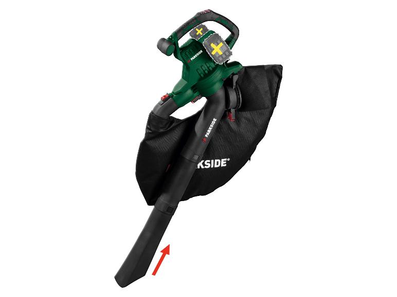 PARKSIDE® PLSA D3 akkus lombszívó és lombfúvó, 40 V, 3 az 1-ben – akkumulátor nélkül