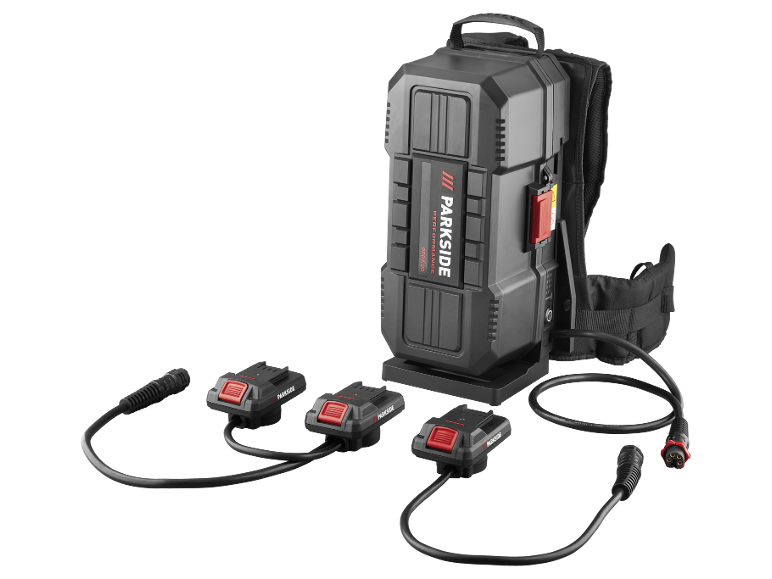PARKSIDE PERFORMANCE® PPRA 20 B1 akkumulátoros hátizsák, 20/40 V – akkumulátor nélkül