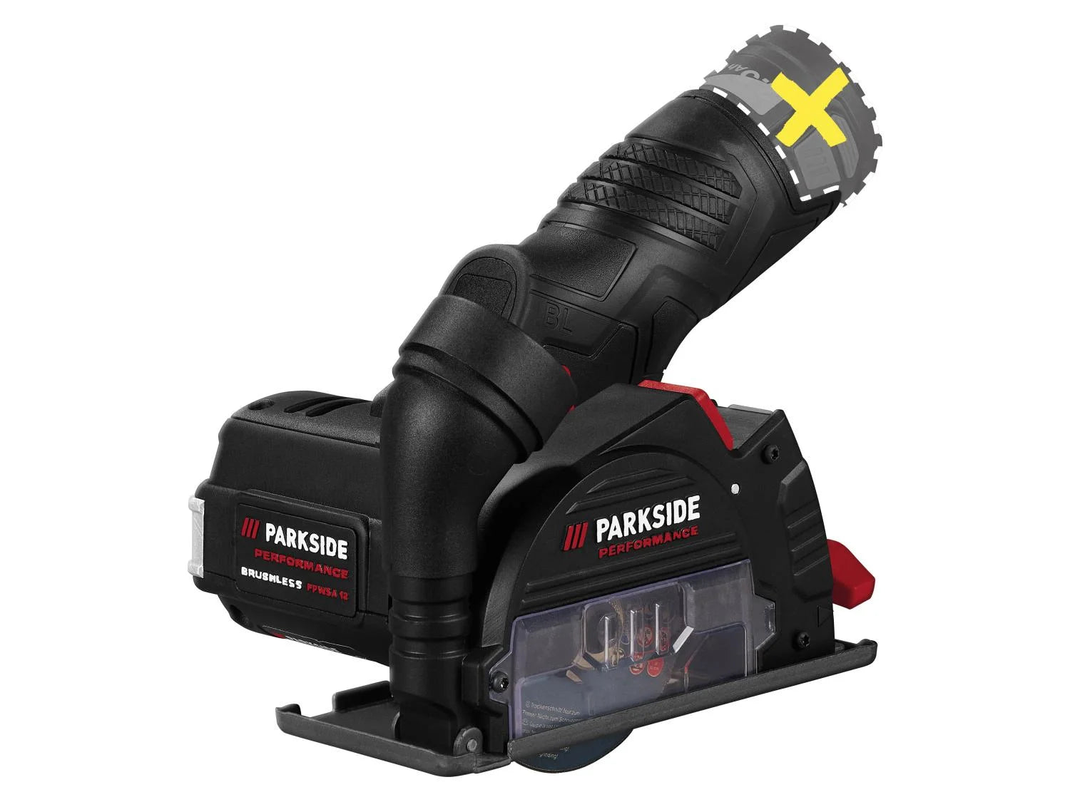 PARKSIDE PERFORMANCE® PPWSA 12 A1 akkumulátoros sarokcsiszoló (akku és töltõ nélkül)