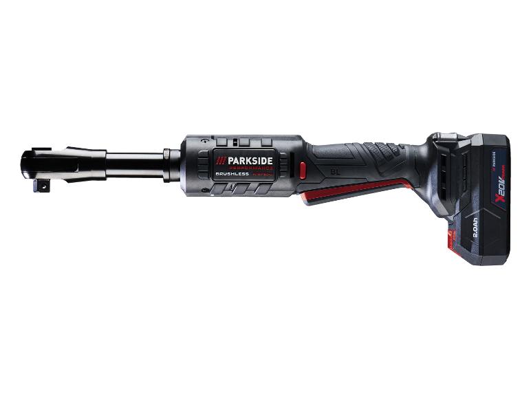PARKSIDE PERFORMANCE® PARP 20-Li B2 Akkus racsnis csavarkulcs, 20 V, 75 Nm, 2 Ah akkumulátorral és töltővel