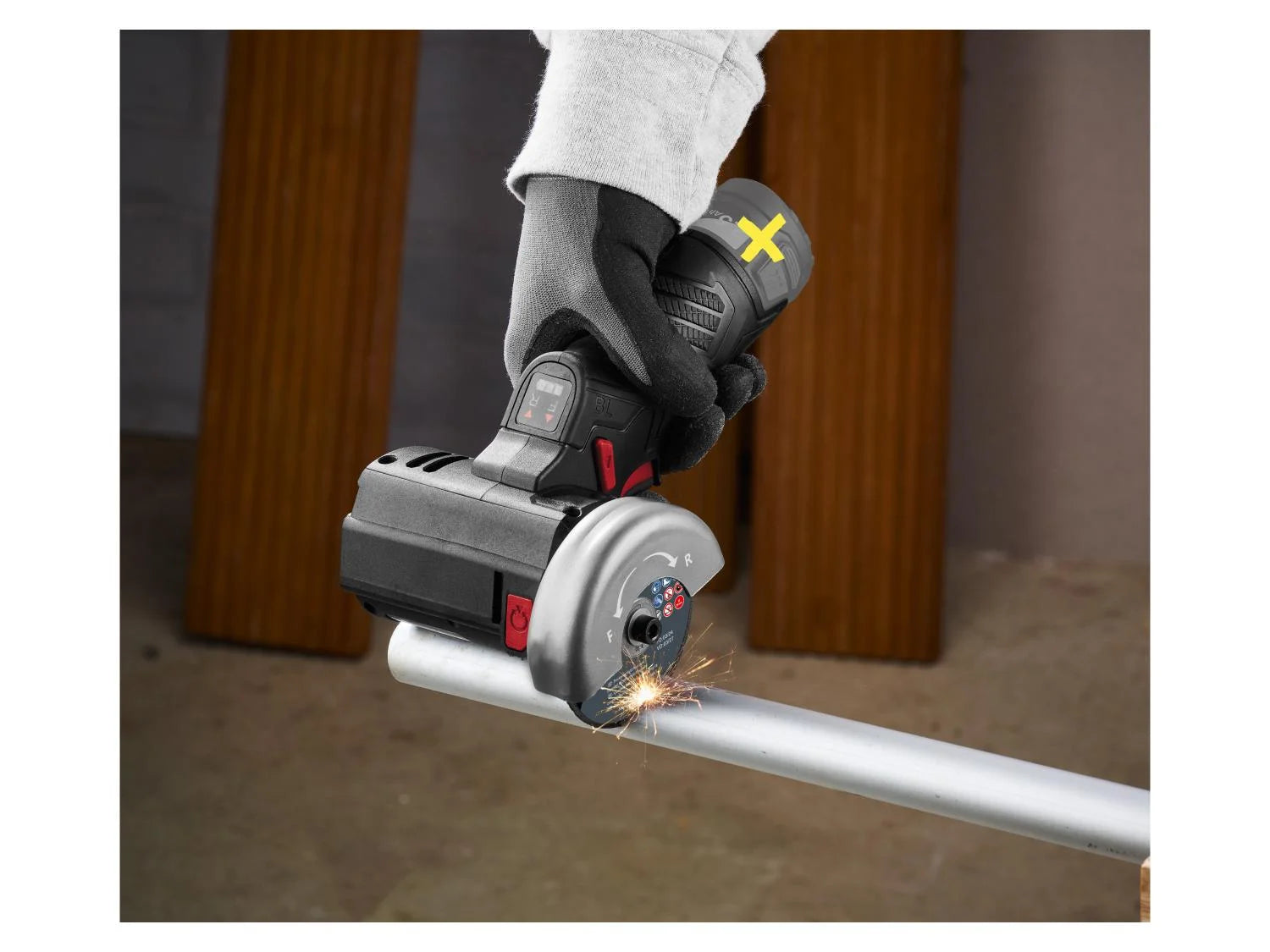 PARKSIDE PERFORMANCE® PPWSA 12 A1 akkumulátoros sarokcsiszoló (akku és töltõ nélkül)