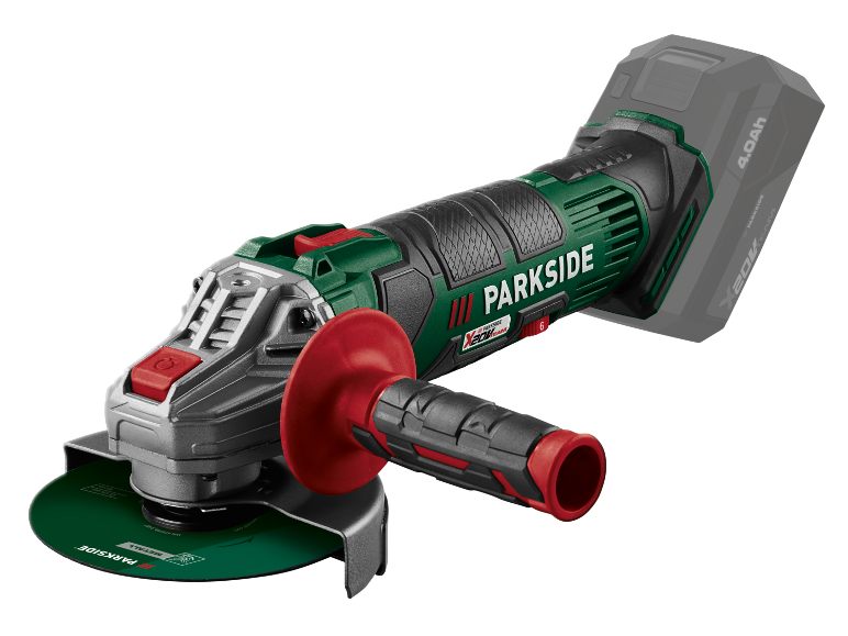 PARKSIDE® PWSA 20-Li G4 Akkus sarokcsiszoló, 20 V, Ø125 mm – akkumulátor nélkül