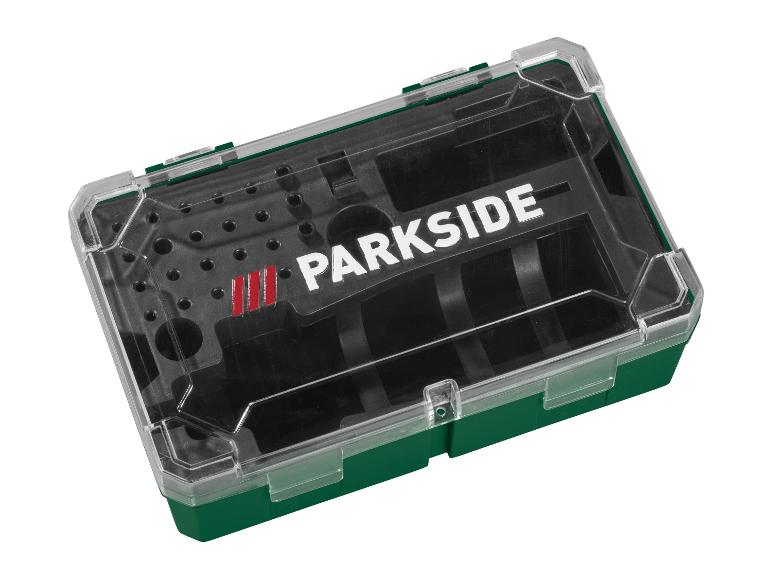 PARKSIDE® PFBS 12 C7 Akkus multifunkciós mini csiszoló és fúrógép, 12 V, 44 részes tartozékkészlettel