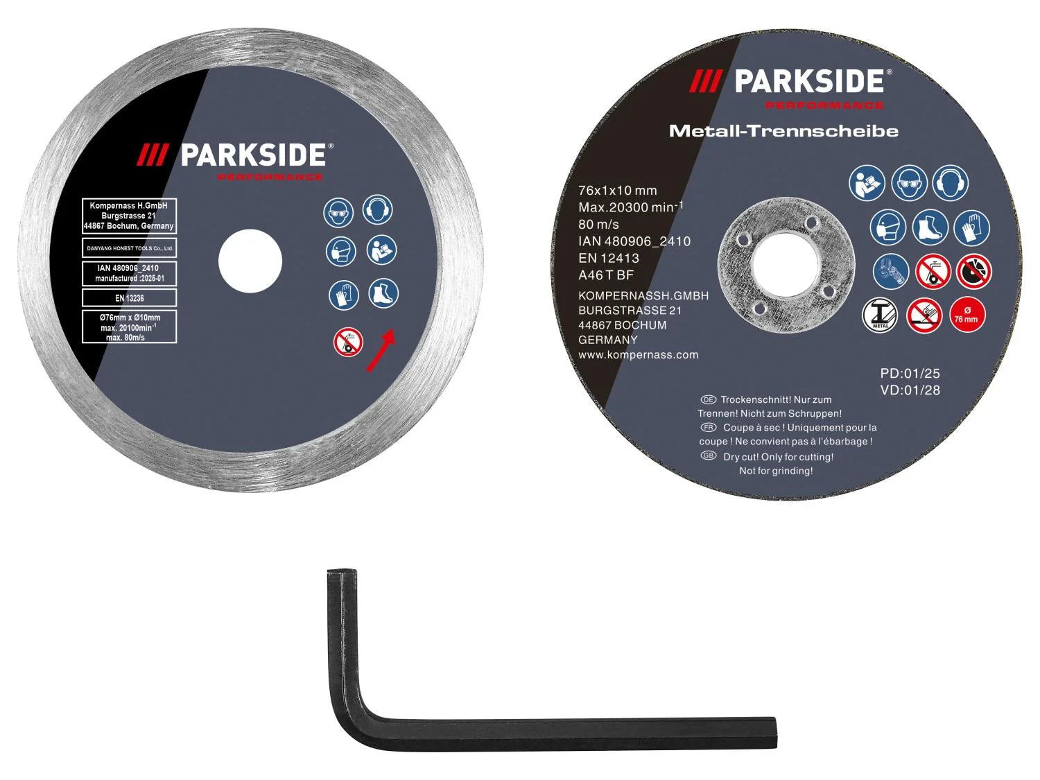 PARKSIDE PERFORMANCE® PPWSA 12 A1 akkumulátoros sarokcsiszoló (akku és töltõ nélkül)