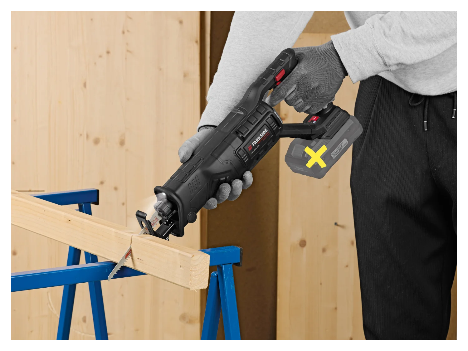 PARKSIDE® PERFORMANCE PSSAP 2028 B2  Akkumulátoros kardfûrész (akku és töltõ nélkül)