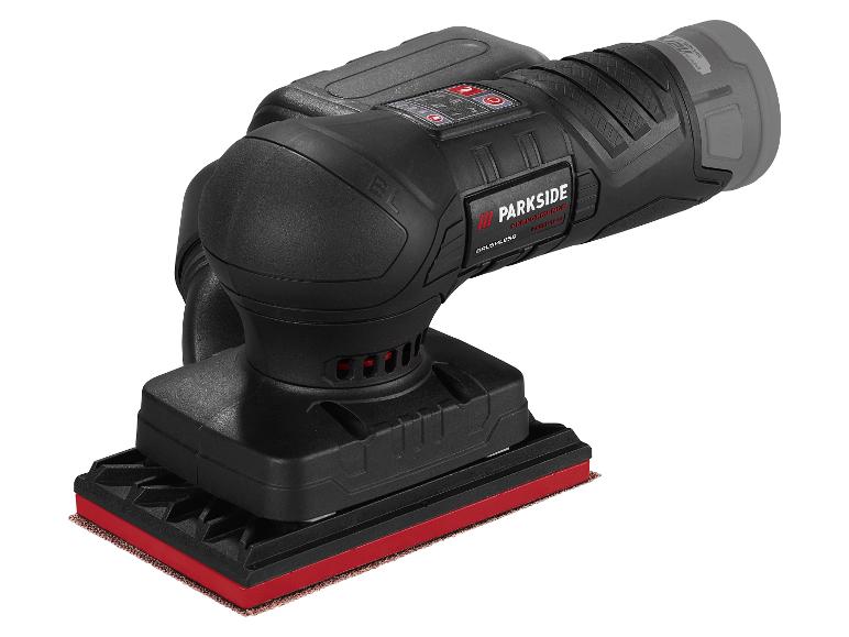 PARKSIDE PERFORMANCE® PASSP 12-Li A1 akkus rezgőcsiszoló, 12 V, 80 × 130 mm – akku nélkül