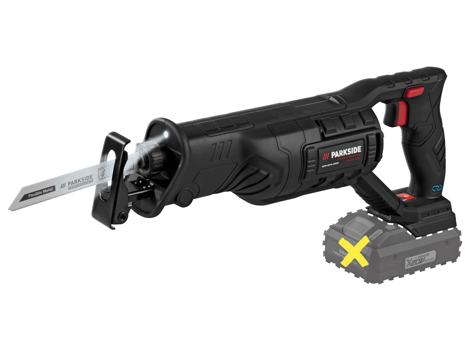 PARKSIDE® PERFORMANCE PSSAP 2028 B2  Akkumulátoros kardfûrész (akku és töltõ nélkül)