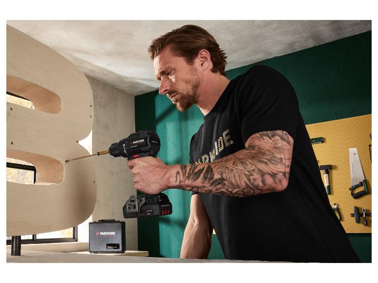 PARKSIDE PERFORMANCE® PPABSS 20-Li A1 akkus fúró-csavarozó Signature Edition, 20 V, 2 Ah, 60 Nm – Arnold Schwarzenegger limitált kiadás