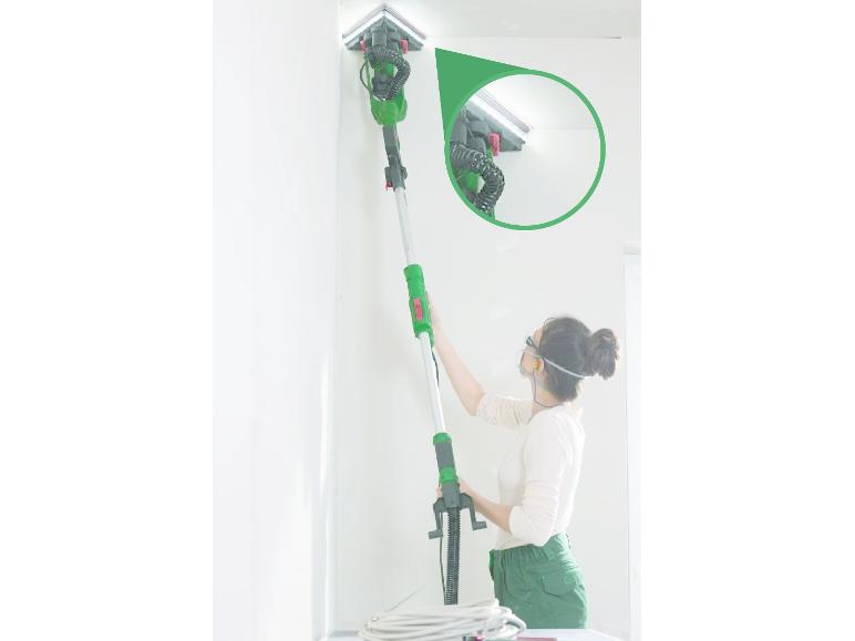 PARKSIDE® PWDS 920 E5 Fal- és mennyezetcsiszoló, 710 W, 110–170 cm, LED világítással