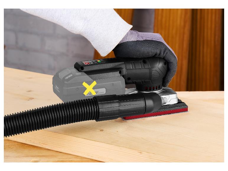 PARKSIDE PERFORMANCE® PAMSP 20-Li A1 akkus multifunkciós rezgőcsiszoló, 20 V – akku nélkül