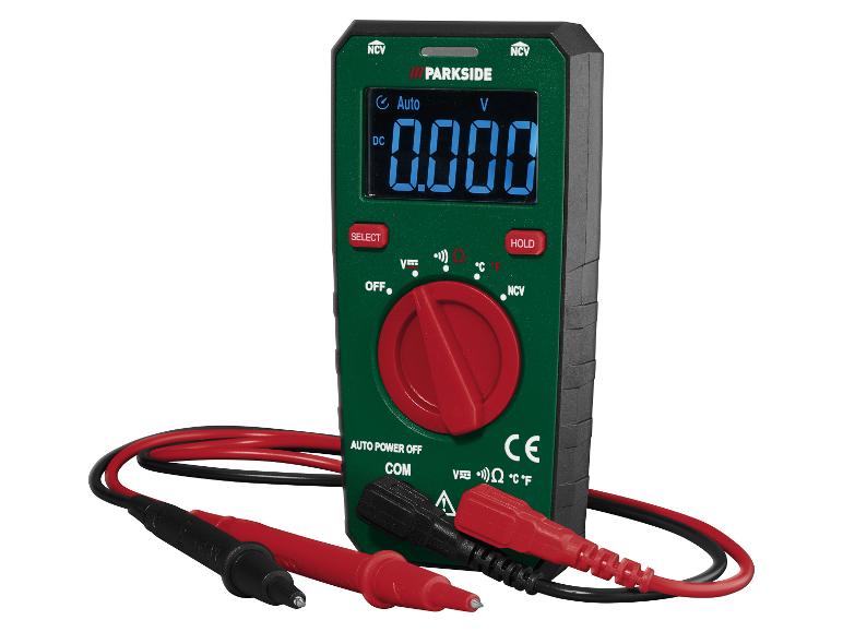 PARKSIDE® Digitális multiméter, 600 V, CAT III, NCV, Auto-Range