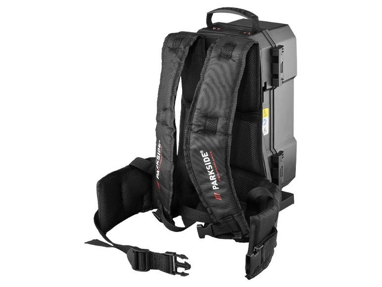 PARKSIDE PERFORMANCE® PPRA 20 B1 akkumulátoros hátizsák, 20/40 V – akkumulátor nélkül