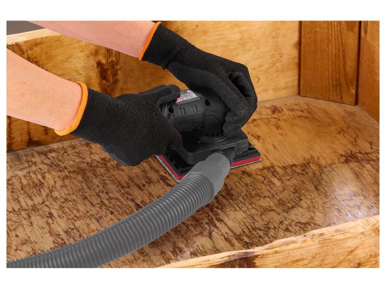 PARKSIDE PERFORMANCE® PASSP 12-Li A1 akkus rezgőcsiszoló, 12 V, 80 × 130 mm – akku nélkül