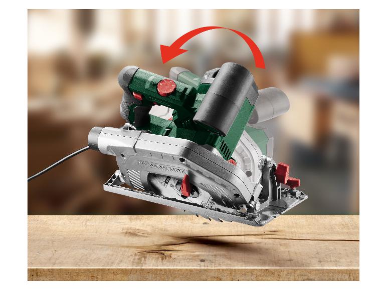 PARKSIDE® PHKS 1350 E4 Kézi körfűrész, 1350 W, Ø190 mm, 2 fűrészlappal