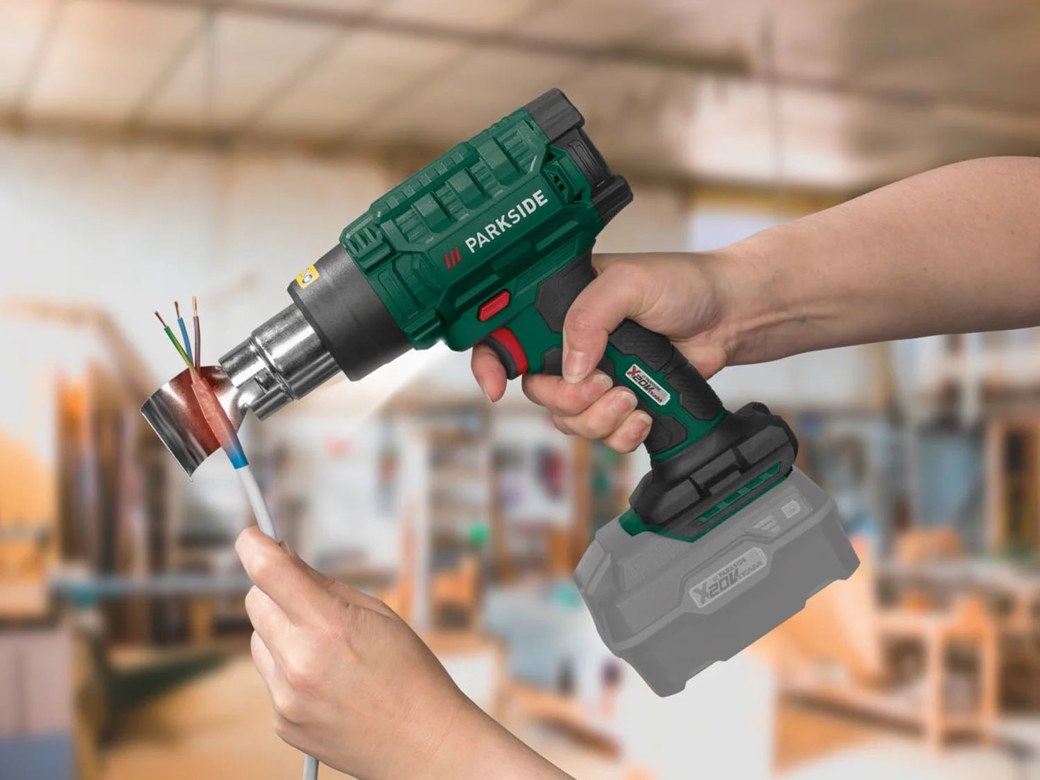 PARKSIDE® PHLGA 20-Li B1 Akkumulátoros hőlégfúvó pisztoly (akku és töltő nélkül)