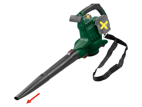 PARKSIDE® 40 V PLSA 40-Li D3 akkus lombszívó / lombfúvó (akku és töltõ nélkül)