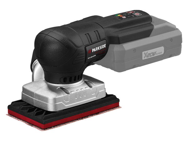 PARKSIDE PERFORMANCE® PAMSP 20-Li A1 akkus multifunkciós rezgőcsiszoló, 20 V – akku nélkül