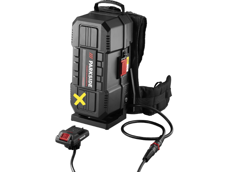 PARKSIDE PERFORMANCE® PPRA 20 B1 akkumulátoros hátizsák, 20/40 V – akkumulátor nélkül