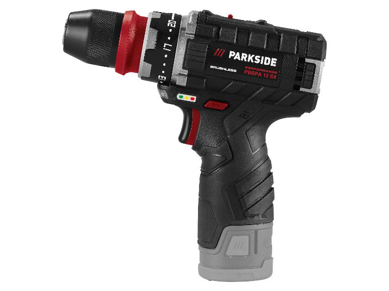 PARKSIDE PERFORMANCE® PBSPA 12 E4 Akkus fúró-csavarozó, 12 V, 35 Nm – akkumulátor nélkül