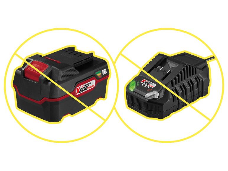 PARKSIDE PERFORMANCE® PPRA 20 B1 akkumulátoros hátizsák, 20/40 V – akkumulátor nélkül