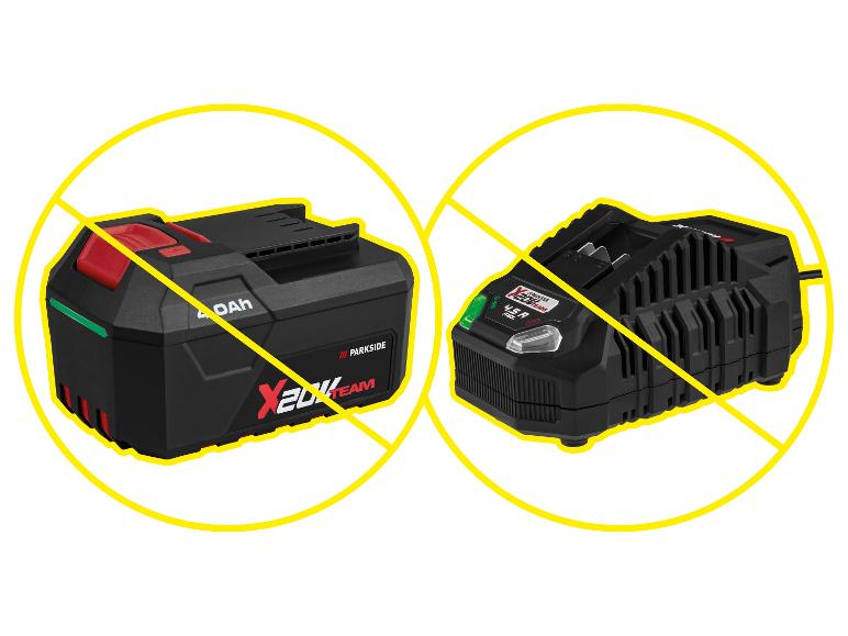 PARKSIDE® PWSA 20-Li G4 Akkus sarokcsiszoló, 20 V, Ø125 mm – akkumulátor nélkül