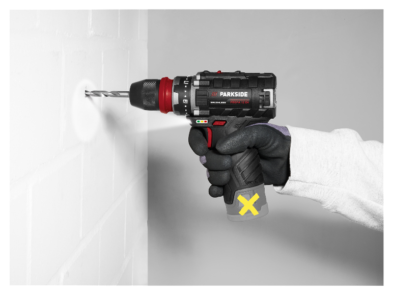 PARKSIDE PERFORMANCE® PBSPA 12 D4 Akkus fúró-csavarozó, 12 V, 35 Nm, Brushless – akkumulátor nélkül