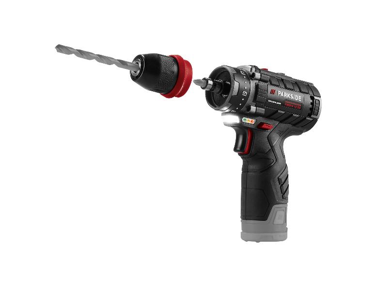 PARKSIDE PERFORMANCE® PBSPA 12 E4 Akkus fúró-csavarozó, 12 V, 35 Nm – akkumulátor nélkül