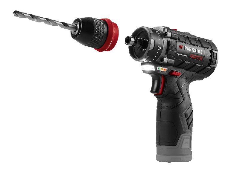 PARKSIDE PERFORMANCE® PBSPA 12 E4 Akkus fúró-csavarozó, 12 V, 35 Nm – akkumulátor nélkül