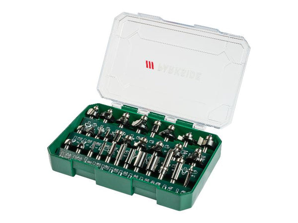 PARKSIDE® PFB 30 A1 Marófej készlet felsőmaróhoz, 8 mm, 30 részes